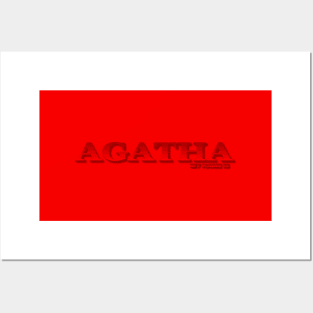 AGATHA. MY NAME IS AGATHA. SAMER BRASIL Posters and Art